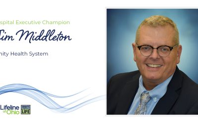 Trinity Health System CNO Receives Lifeline of Ohio Award