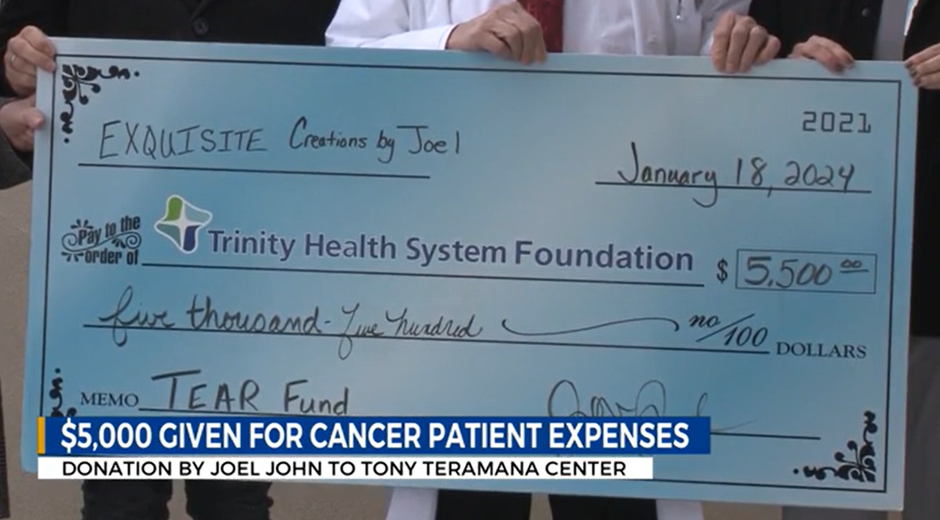 THS BL TEAR Fund Check (11924)