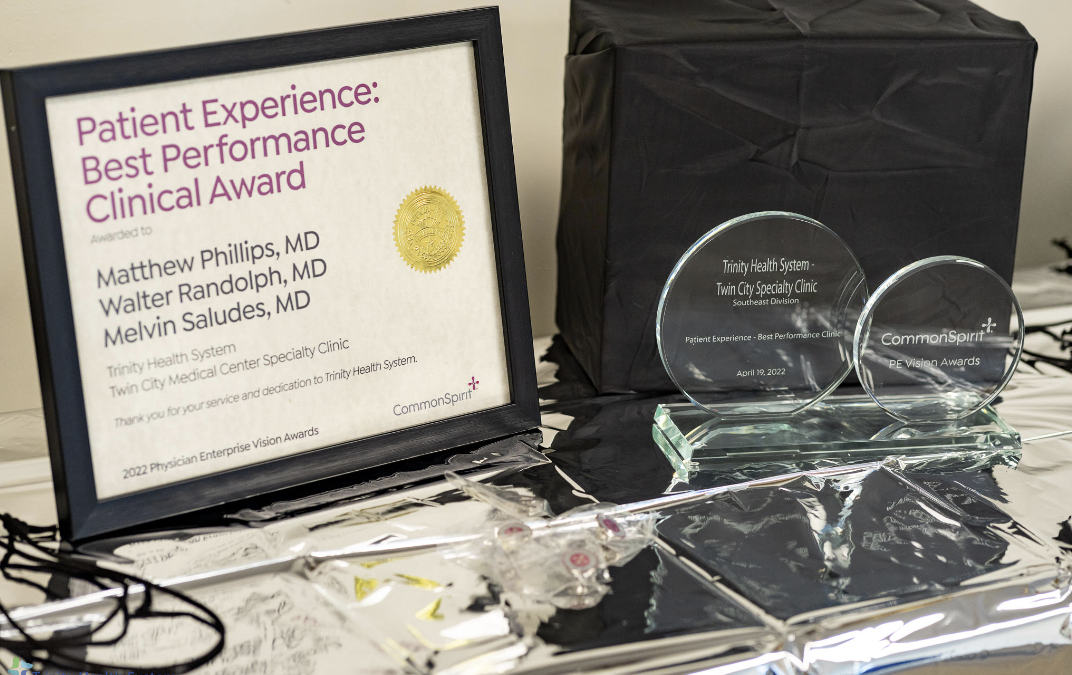 TRINITY HEALTH SYSTEM RECOGNIZED FOR EXCELLENCE