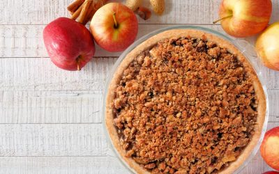 Here’s a Delicious, but Healthy Apple Crumb Pie to Celebrate Apple Month!